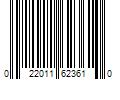 Barcode Image for UPC code 022011623610