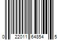 Barcode Image for UPC code 022011648545