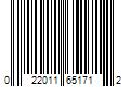 Barcode Image for UPC code 022011651712