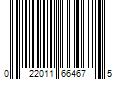 Barcode Image for UPC code 022011664675