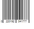 Barcode Image for UPC code 0220192041777