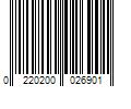 Barcode Image for UPC code 0220200026901