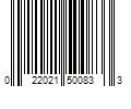 Barcode Image for UPC code 022021500833