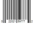 Barcode Image for UPC code 022021597772