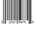 Barcode Image for UPC code 022021598755