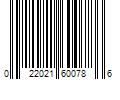 Barcode Image for UPC code 022021600786