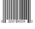 Barcode Image for UPC code 022021602292