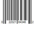 Barcode Image for UPC code 022021643462