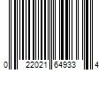 Barcode Image for UPC code 022021649334