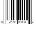 Barcode Image for UPC code 022035000084