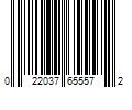 Barcode Image for UPC code 022037655572