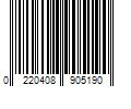 Barcode Image for UPC code 0220408905190