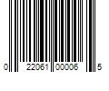 Barcode Image for UPC code 022061000065