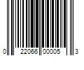 Barcode Image for UPC code 022066000053