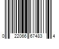 Barcode Image for UPC code 022066674834