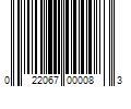 Barcode Image for UPC code 022067000083