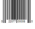 Barcode Image for UPC code 022077000080