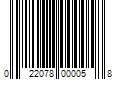 Barcode Image for UPC code 022078000058