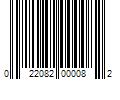 Barcode Image for UPC code 022082000082