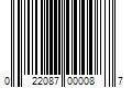 Barcode Image for UPC code 022087000087