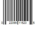 Barcode Image for UPC code 022099115205