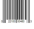 Barcode Image for UPC code 022100004603