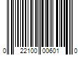 Barcode Image for UPC code 022100006010. Product Name: 