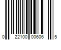 Barcode Image for UPC code 022100006065