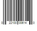 Barcode Image for UPC code 022100006140