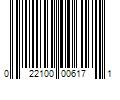 Barcode Image for UPC code 022100006171