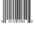 Barcode Image for UPC code 022100006225