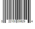 Barcode Image for UPC code 022100006294