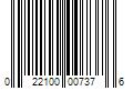 Barcode Image for UPC code 022100007376