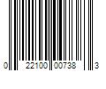 Barcode Image for UPC code 022100007383