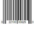 Barcode Image for UPC code 022100008250