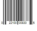 Barcode Image for UPC code 022100008335