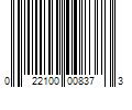 Barcode Image for UPC code 022100008373