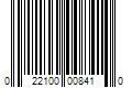 Barcode Image for UPC code 022100008410