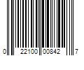 Barcode Image for UPC code 022100008427