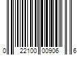 Barcode Image for UPC code 022100009066