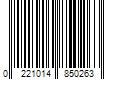 Barcode Image for UPC code 0221014850263