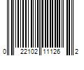 Barcode Image for UPC code 022102111262