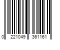 Barcode Image for UPC code 0221049361161