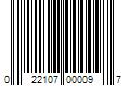 Barcode Image for UPC code 022107000097