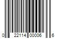 Barcode Image for UPC code 022114000066