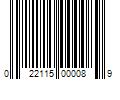 Barcode Image for UPC code 022115000089. Product Name: 