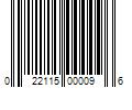 Barcode Image for UPC code 022115000096