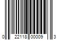 Barcode Image for UPC code 022118000093