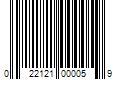 Barcode Image for UPC code 022121000059