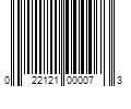 Barcode Image for UPC code 022121000073